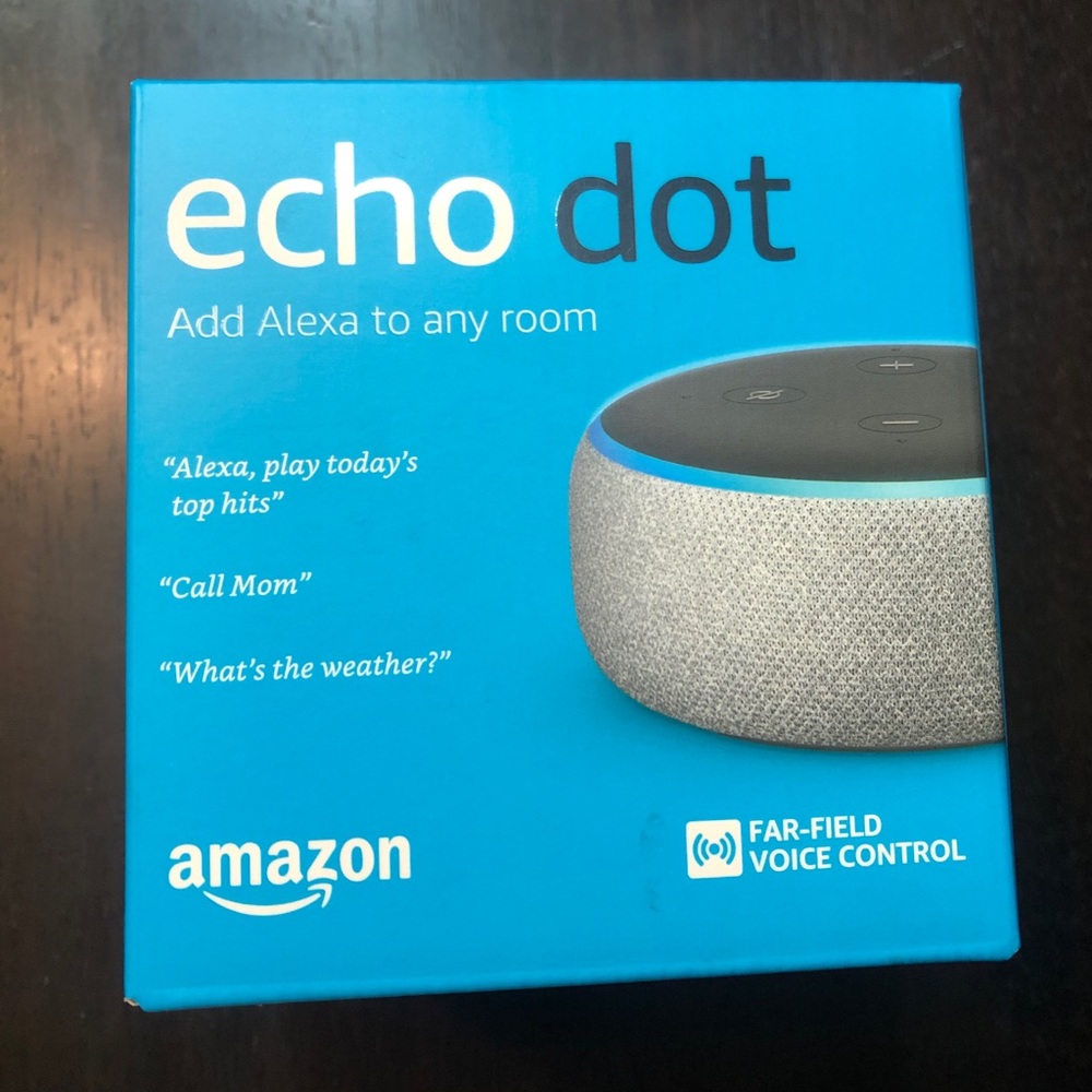 New, never opened 3rd Gen Amazon Echo Dot w/ Alexa